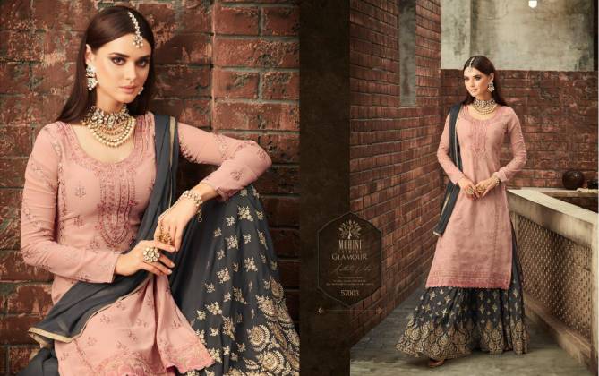 Glamour Vol 57 By Mohini 57001 To 57005 Series Wedding Salwar Suits Wholesale Market In Surat